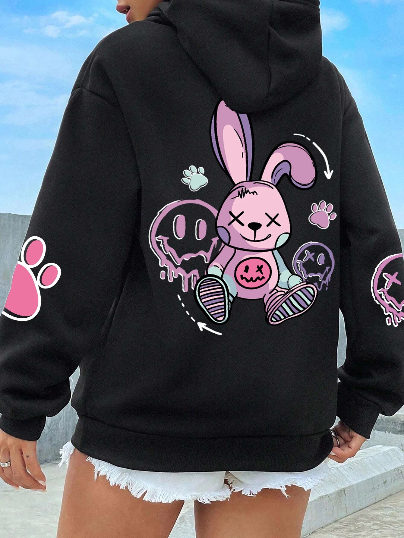 Poppy | Casual Printed Female Hoodies