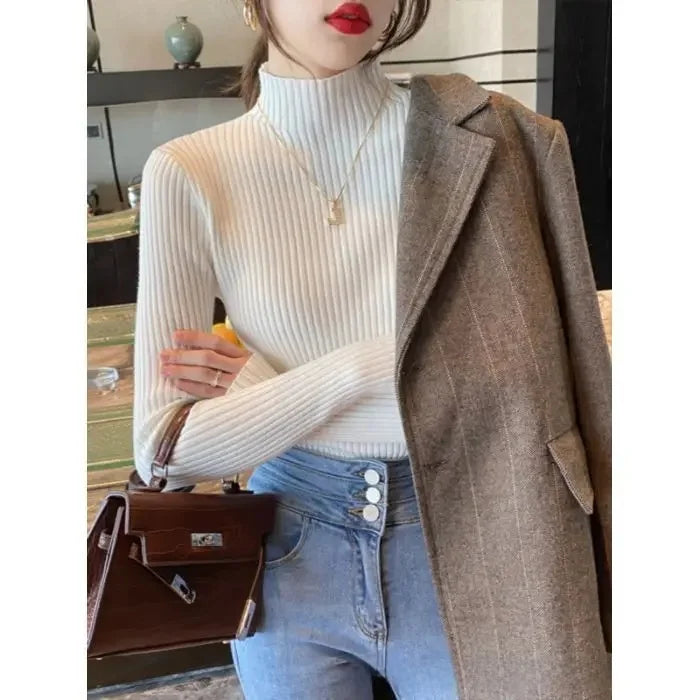 Sophie | Half Collar Winter Top