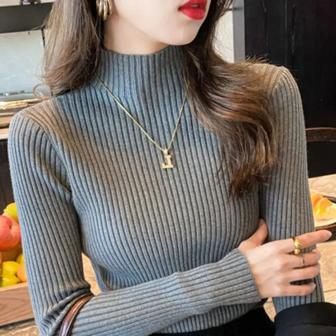 Sophie | Half Collar Winter Top