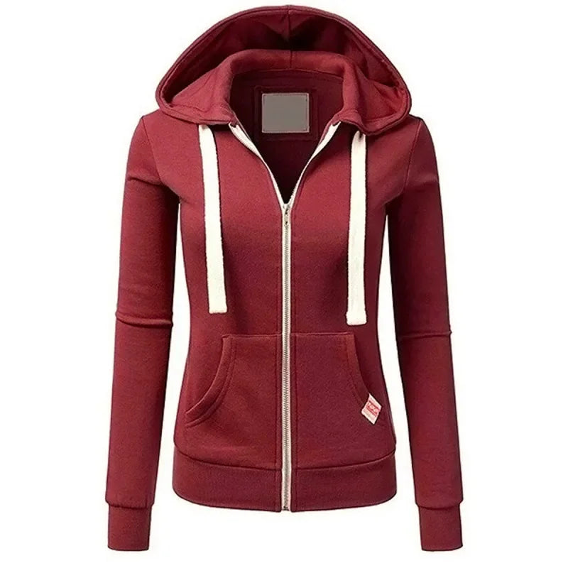 Olivia | Autumn Winter Women's Zipper Hoodie