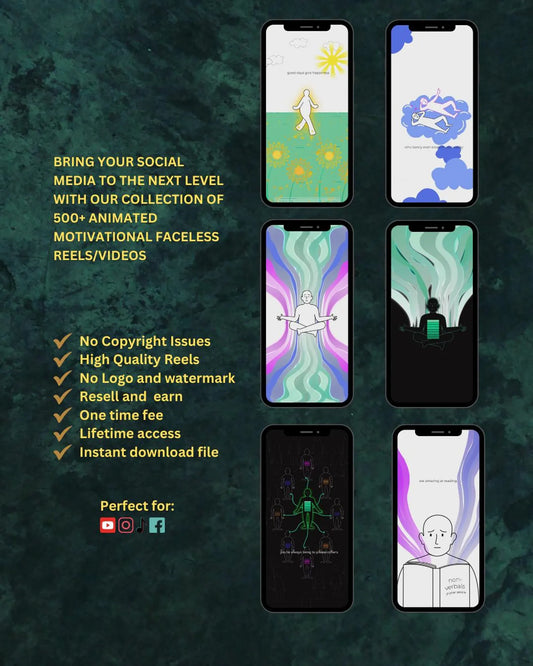 Animated Motivational Short Video Bundle