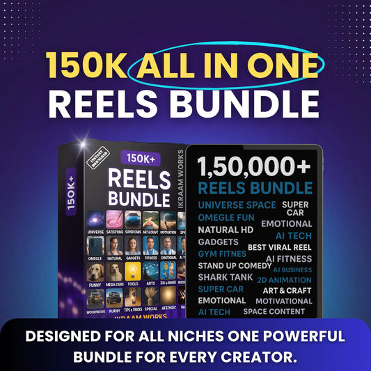 1,50,000+ Ultimate Mega Reels Bundle